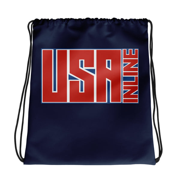 Team USA Inline Drawstring Bag