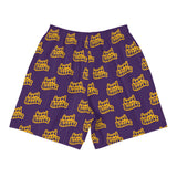 Patterned Athetic Shorts