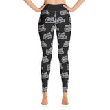 Repeating Yoga Leggings - Black