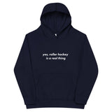 roller is real Kids Fleece Hoodie