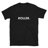 ROLLER. White Font Tee