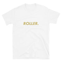 ROLLER. Gold Font Tee