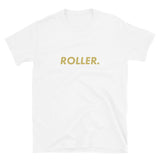 ROLLER. Gold Font Tee