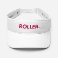 ROLLER. Pink Font Visor